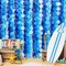 205ft Blue Ombre Party Decorations Kit – Navy Polka Dot Backdrop, Tissue Paper Garland, Streamers for Birthday, Graduation, Wedding, Nautical, Under the Sea, Ahoy Anchor Theme